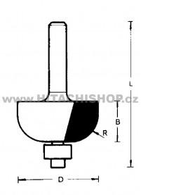 Fr�za �l�bkovac� s lo�iskem 711858